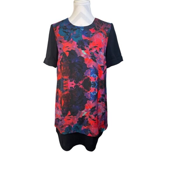 Finders Keepers Back to Basics Dress in Dark Rose Navy - Picture 2 of 8